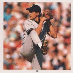 1991 Baseball's Best Record Breakers Stickers #12 Dave Righetti Front