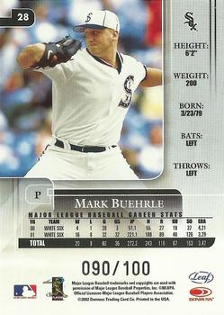 2002 Leaf Rookies & Stars - Longevity #28 Mark Buehrle  Back