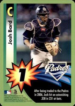 2007 Snap MLB Trade Up #NNO Josh Bard Front