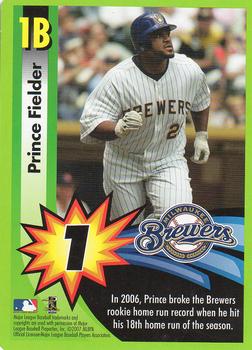 2007 Snap MLB Trade Up #NNO Prince Fielder Front