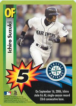 2007 Snap MLB Trade Up #NNO Ichiro Suzuki Front