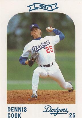 1991 Los Angeles Dodgers Police #NNO Dennis Cook Front