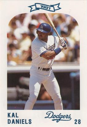 1991 Los Angeles Dodgers Police #NNO Kal Daniels Front