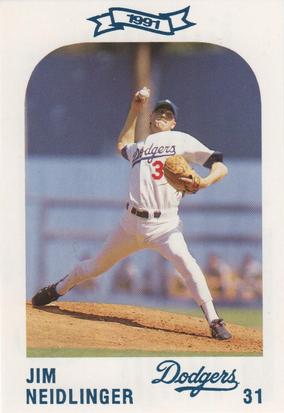 1991 Los Angeles Dodgers Police #NNO Jim Neidlinger Front