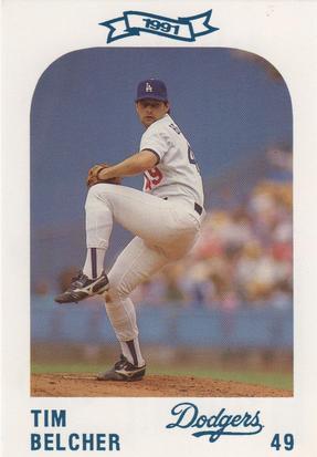 1991 Los Angeles Dodgers Police #NNO Tim Belcher Front
