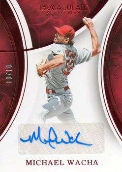 2016 Panini Immaculate Collection - Immaculate Autographs Red #5 Michael Wacha Front