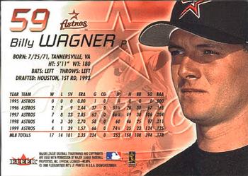 2000 Fleer Showcase #59 Billy Wagner Back