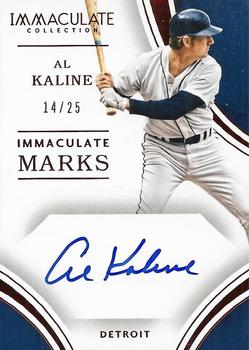 2016 Panini Immaculate Collection - Immaculate Marks Red #IM-AK Al Kaline Front