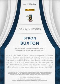 2016 Panini Immaculate Collection - Immaculate Standard #ISD-BY Byron Buxton Back