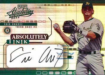 2002 Playoff Absolute Memorabilia - Absolutely Ink #AI-16 Eric Chavez Front