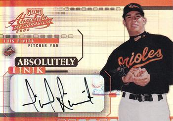 2002 Playoff Absolute Memorabilia - Absolutely Ink #AI-33 Luis Rivera  Front