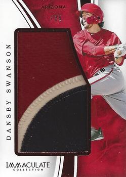 2016 Panini Immaculate Collection - Immaculate Standard Red #ISD-DS Dansby Swanson Front