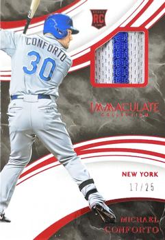 2016 Panini Immaculate Collection - Immaculate Swatches Prime #IS-MC Michael Conforto Front