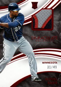 2016 Panini Immaculate Collection - Immaculate Swatches Prime #IS-MS Miguel Sano Front