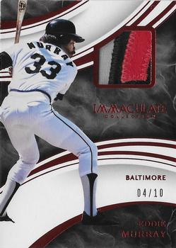 2016 Panini Immaculate Collection - Immaculate Swatches Prime #IS-EM Eddie Murray Front