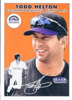 2000 Fleer Tradition #175 Todd Helton Front