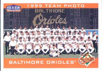 2000 Fleer Tradition #300 Baltimore Orioles Front