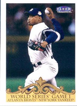 2000 Fleer Tradition #447 World Series Game 1 (Braves/Yankees) Front