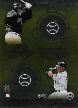 2002 Playoff Absolute Memorabilia - Team Quads Gold #TQ-12 Mike Piazza / Roberto Alomar / Mo Vaughn / Roger Cedeno  Back