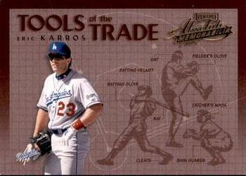 2002 Playoff Absolute Memorabilia - Tools of the Trade #TT-15 Eric Karros  Front