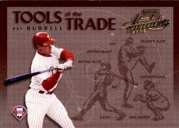 2002 Playoff Absolute Memorabilia - Tools of the Trade #TT-33 Pat Burrell  Front