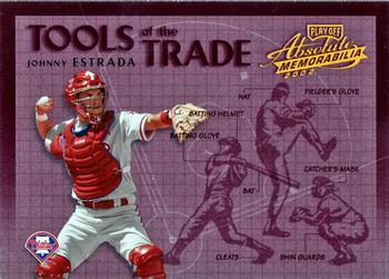 2002 Playoff Absolute Memorabilia - Tools of the Trade #TT-53 Johnny Estrada  Front
