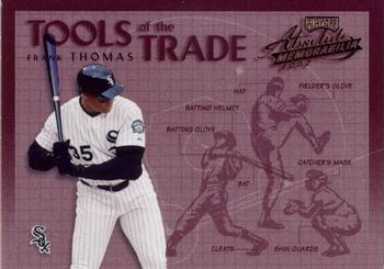 2002 Playoff Absolute Memorabilia - Tools of the Trade #TT-75 Frank Thomas  Front