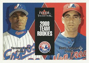 2000 Fleer Tradition Update #U115 Scott Forster / Yovanny Lara Front