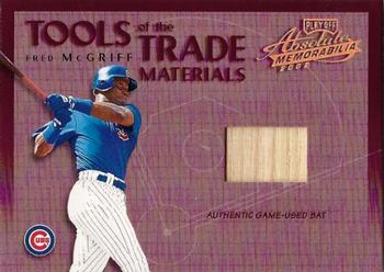 2002 Playoff Absolute Memorabilia - Tools of the Trade Materials #TT-46 Fred McGriff Front