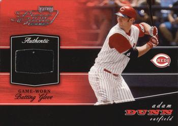 2002 Playoff Piece of the Game - Materials #POG-1 Adam Dunn Front