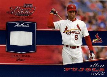 2002 Playoff Piece of the Game - Materials #POG-3 Albert Pujols Front