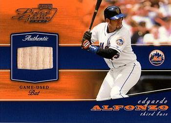 2002 Playoff Piece of the Game - Materials #POG-21 Edgardo Alfonzo Front