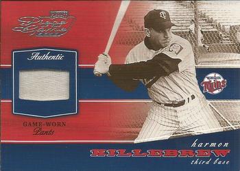 2002 Playoff Piece of the Game - Materials #POG-26 Harmon Killebrew Front