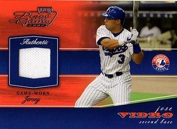 2002 Playoff Piece of the Game - Materials #POG-40 Jose Vidro Front