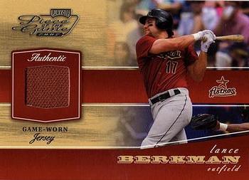 2002 Playoff Piece of the Game - Materials #POG-47 Lance Berkman Front