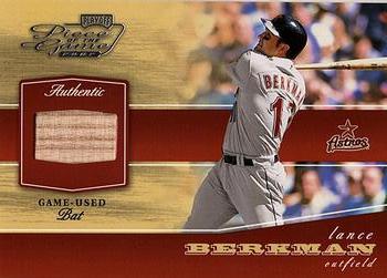 2002 Playoff Piece of the Game - Materials #POG-48 Lance Berkman Front
