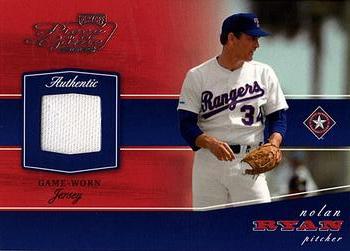2002 Playoff Piece of the Game - Materials #POG-63 Nolan Ryan Front