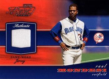 2002 Playoff Piece of the Game - Materials #POG-69 Raul Mondesi Front