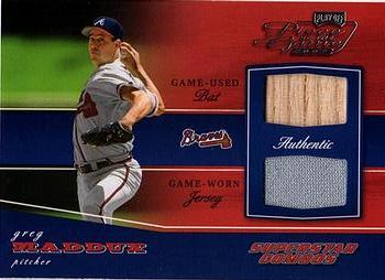 2002 Playoff Piece of the Game - Materials #POG-97 Greg Maddux Front