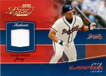 2002 Playoff Piece of the Game - Materials Gold #POG-33 Javy Lopez Front