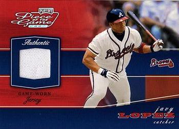 2002 Playoff Piece of the Game - Materials Silver #POG-33 Javy Lopez Front