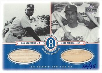 2000 Upper Deck Brooklyn Dodgers Master Collection - Mystery Pack #DN/CF Don Newcombe / Carl Furillo Front