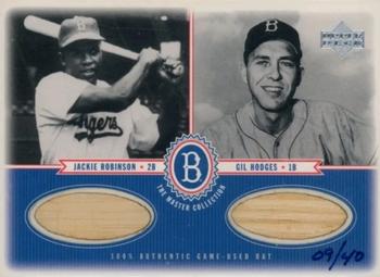 2000 Upper Deck Brooklyn Dodgers Master Collection - Mystery Pack #JR/GH Jackie Robinson / Gil Hodges Front