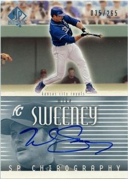 2002 SP Authentic - Chirography #MS Mike Sweeney Front