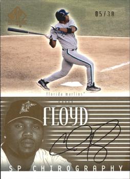 2002 SP Authentic - Chirography Gold #CF Cliff Floyd Front