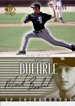 2002 SP Authentic - Chirography Gold #MB Mark Buehrle Front
