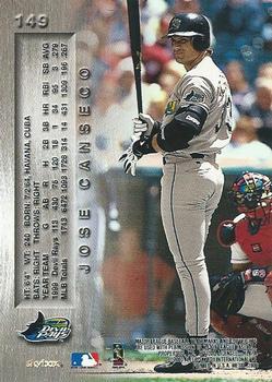 2000 Metal #149 Jose Canseco Back