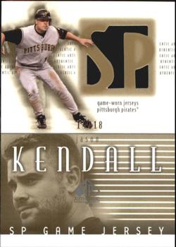 2002 SP Authentic - Game Jersey Gold #J-JK Jason Kendall Front