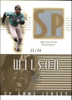 2002 SP Authentic - Game Jersey Gold #J-PW Preston Wilson Front