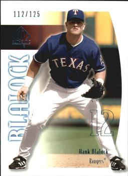 2002 SP Authentic - Limited #21 Hank Blalock  Front